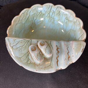 Vintage Delft Ashtray and Candy Dish, from Holland, 1950's, and small bowl,